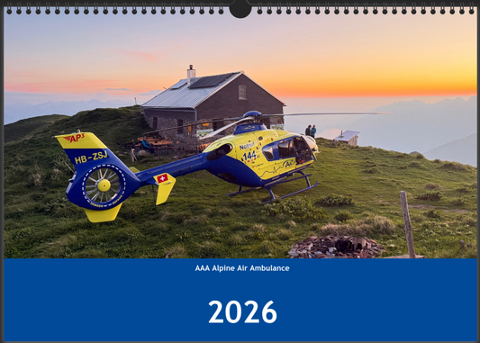 Alpine Air Ambulance Wandkalender 2026